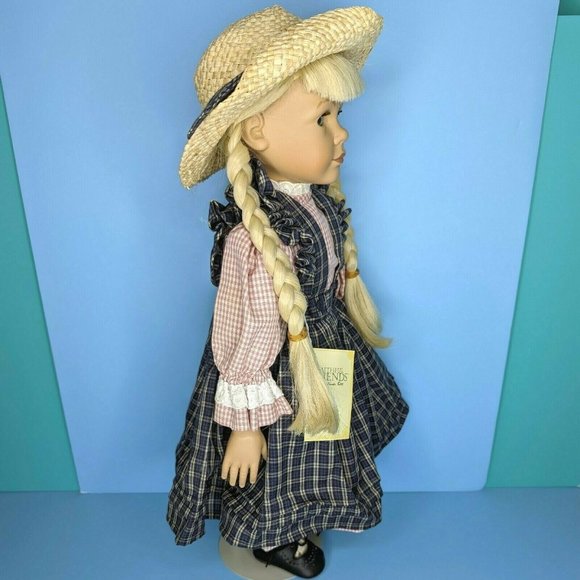 Faithful Friends Heidi Ott 19" Doll Beth Vinyl Cloth Blonde Tag Original Outfit - Picture 9 of 11